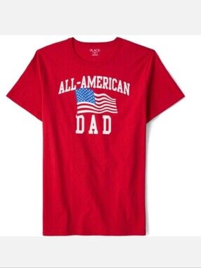Men's The children's place all American dad patriotic graphic tee Xlarge